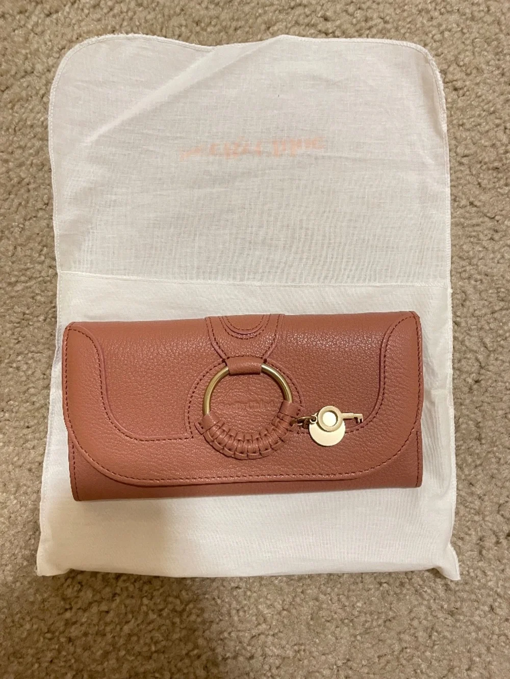 See By Chloé long Snap Flap Wallet Clutch